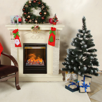 Елка искусственная Елки от Мишки «Белоснежная королева» Эконом, 120 см, ПВХ, зеленый с инеем Елка искусственная Елки от Мишки «Белоснежная королева» Эконом, 120 см, ПВХ, зеленый с инеем