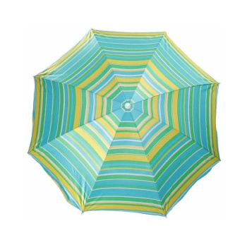 Зонт пляжный Модерн с серебряным покрытием d=150cм, h=170 см МИКС 119127