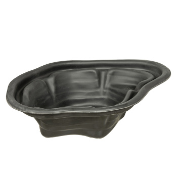 Пруд пластиковый 1400х1050 мм, глубина 450 мм, черный