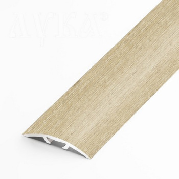 Порог-стык одноуровневый 30х1800 мм Лука ЛС 04-2, скрытый крепеж, дуб кентерберри