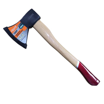 Топор с топорищем 0,6 кг дерев.ручка, кованый боек STURM (арт.1015-52-WD0600) *1/6/24