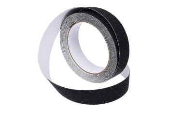 Лента противоскользящая 25 мм х 5 м VORTEX, черная