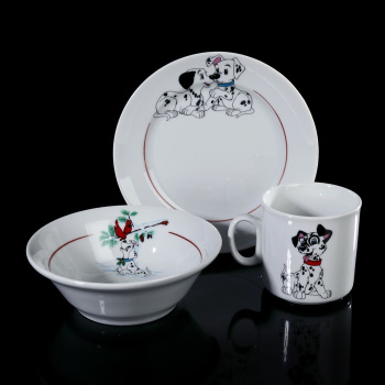 Набор столовый детский АМЕТ "Далматинцы" (уп. 3шт)