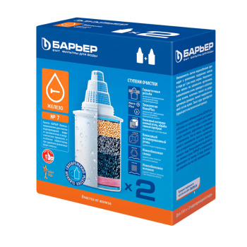 Картридж БАРЬЕР №7, железо, 2 штуки