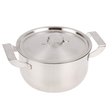 Кастрюля нерж. "АМЕТ" "Дачная" 1,5л d16см, выс.9,1см, d дна13см Мет.кр. 1с813 (Аша) *1/6