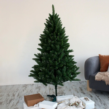 Елка искусственная Елки от Мишки «Карпатская», 220 см, ПВХ, зеленый Елка искусственная Елки от Мишки «Карпатская», 220 см, ПВХ, зеленый