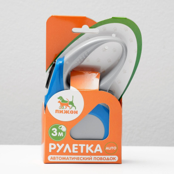 Рулетка "Молния", 3 м, до 11,5 кг, синяя 1487931