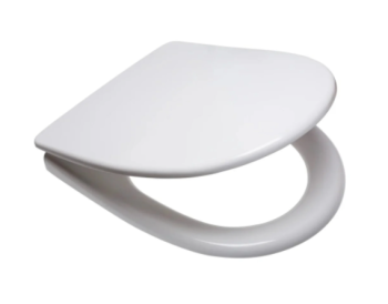 Сиденье для унитаза BERGES Uno A, 44х35.6х5 см, белый