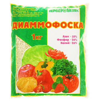 Удобрение диаммофоска 1 кг Пермагробизнес