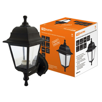 Светильник садово-парковый НБУ 04-60-001 четырехгр. настенный пласт.черн TDM SQ0330-0704 *1/8