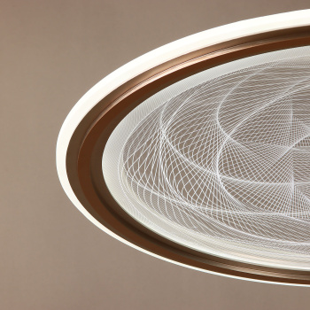 Люстра 9260 H/130W gold 530 мм 3 реж., пульт S=25м2  VERNER LIGHTING *1