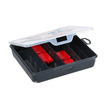 Органайзер д/хранения мелочей пластм. "Master-comfort 8" серо-свинцовый BR3771СРСВИНЦ *1/32