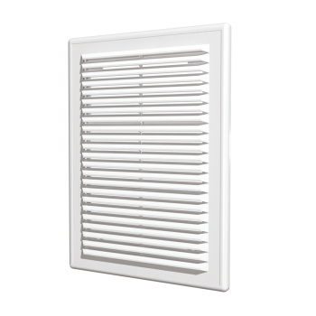 Решетка вентиляционная 183х253мм 1825Р (с сеткой) Эковент *1/40