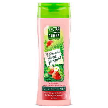Гель д/душа ЧИСТАЯ ЛИНИЯ Увлажняющий 250мл (арт.595; 233) *6/12