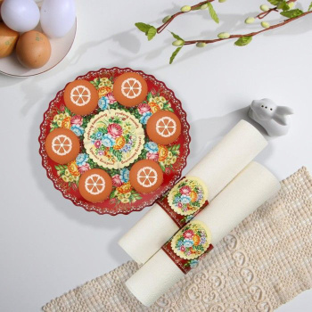 Пасхальный набор "Жостово", 9,6 х 14,8 см   2704493