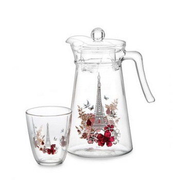 яяяНабор питьевой стекло "Париж" 7пр. (1*1300мл + 6*310мл) P7565 Luminarc *1/3