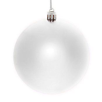 Набор новогодних шаров "Глянец", диаметр 10 см, 2 шт., серебро