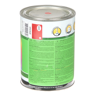 Краска масляная Лакра МА-15, 0.9 кг, красная