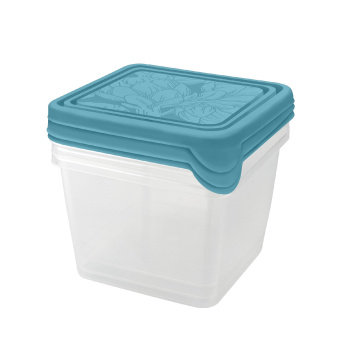 яяяНабор контейнеров д/прод. пластм. с кр. "HELSIN" 3шт х 0,75л арт.PT145212046("Plast Team")*1/36