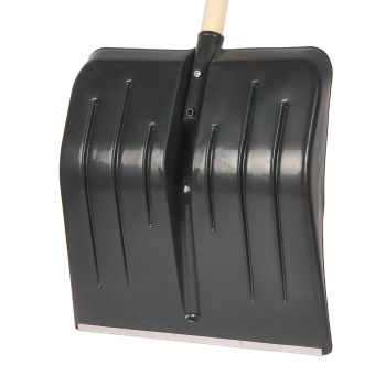 Лопата снегоуб пластик 430х440 с планкой дерев. черенком "Метелица" (Новгород)  *5 Лопата снегоуб пластик 430х440 с планкой дерев. черенком "Метелица" (Новгород)  *5