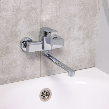 Смеситель универсальный Potato P4619, длинный излив, однорычажный