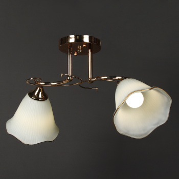 Люстра Verner Lighting А2664/2, 40 Вт, Е27, 2 лампы, золото