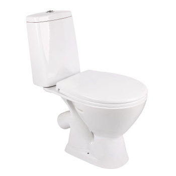 Унитаз-компакт Cersanit Just, косой выпуск, 2 режима, сиденье с микролифтом