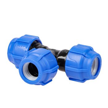 Тройник ПНД компрессия Ø 20х20х20 *1/200