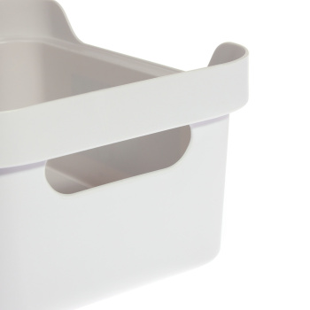 Контейнер д/хранения пластм. "Luxe" 4,6л 270х190х120мм св.Серый арт.43320543095 ("Бытпласт")*1/12