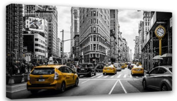 Картина "Современный мегаполис" на деревянном подрамнике 100х50 см