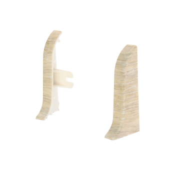 Заглушка левая и правая Wimar, 58 мм, 831 дуб аргенто, 2 шт.