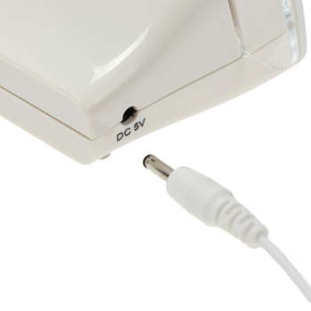 Будильник LuazON LB-16 "Послание", с маркером, подсветка зеленого цвета, белый 137981