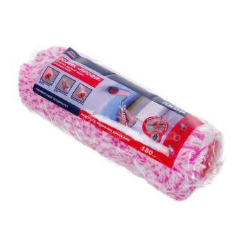 Ролик Полиакрил 180мм d 8мм кр-бел МИКС (Акор) *1/60