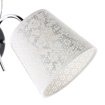 Бра N1944/1W BK+CH E27 1*40Вт (250*280*160) *1