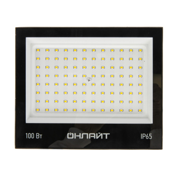 Прожектор светодиодный 100Вт 4,0К IP65 холодный Онлайт OFL-100-4K-BL-IP65-LED 61947 *110