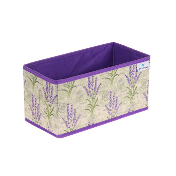 Короб для хранения нетканый материал "Лаванда" 300x150x150мм Д70702.06 *1/60