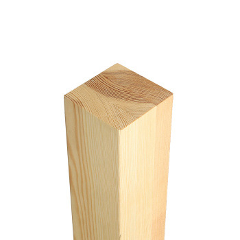 Заходный столб 8х8х110 см Арелан, фрезерованный, тип 1, сосна, сорт экстра