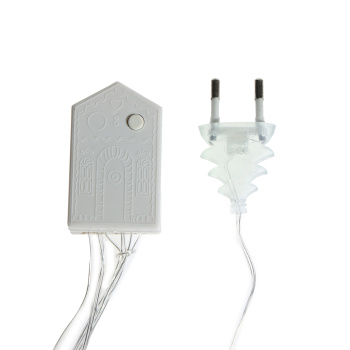 Гирлянда «Занавес» Luazon Lighting, 1.5х1 м, 8 режимов, теплый белый, 180 LED, IP20, 220 В