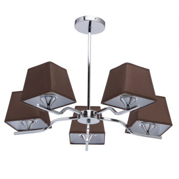 Люстра De City, Е27, 5 ламп, 60 Вт, цвет хром