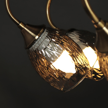 Люстра Verner Lighting K2097/8, 40 Вт, E27, 8 ламп, античная бронза/черный