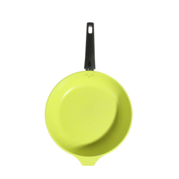 Сковорода алюм. а/приг.литая Kukmara "Trendy style" Lime d26см съемн.ручка 261tsl *1/5