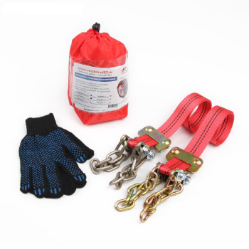 яяяЦепи противоскольжения "ВЕЗДЕХОД-1", легковые автомобили, от 165 до 195 мм, 2 шт 3296435