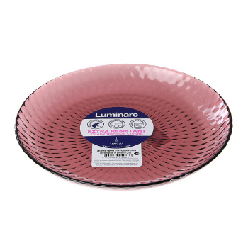 Тарелка стекло "Идиллия" лилак 19см десертная Q1310 (Luminarc) *6/24