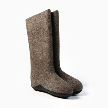 Валенки мужские с рез.подошвой цвет натуральный, р-р 43-44 (31) 4644048