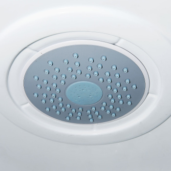 Кабина душевая 90х90х228 см Triton, средний поддон, стекло мозаика, белый