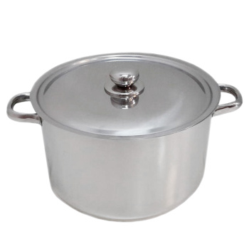 Кастрюля нерж. 9,0л с Теплораспред. дн, d28см, выс.16,4см, d дна 26см, объемн.руч 1с2376 (Аша) *1/2