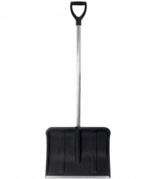 Лопата снегоуб пластик 500*375 с планкой дерев. черенком и V-ручкой "Богатырь" *5 Лопата снегоуб пластик 500*375 с планкой дерев. черенком и V-ручкой "Богатырь" *5