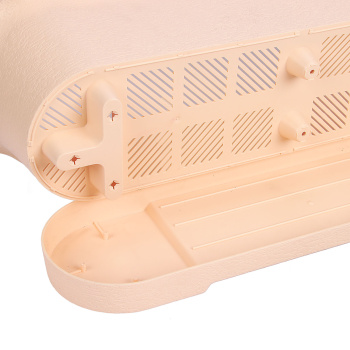 Ящик д/цветов пластм. "Le Fleur" 61х20х16см с др.реш., прик.вент. Бежевый 407-4 (Tek.A.Tek) *1/6