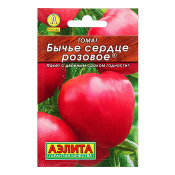 Семена Томат Бычье сердце розовое 0,1гр/20шт Аэлита Лидер автор *10/500