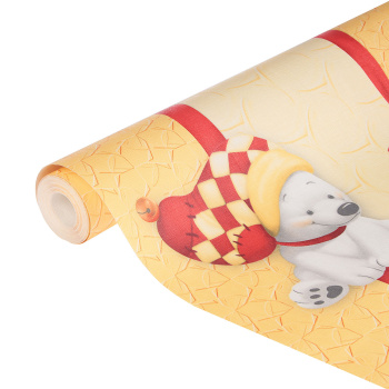 Обои дуплекс 6027-52 (16С2) Мишки (флиз основа) *15 (Гомель)